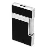 S.T. Dupont Slimmy Black Lacquer and Chrome Aansteker