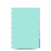 Filofax Notebook Vulling Pocket Bladwijzers Pastel