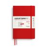 Leuchtturm1917 Agenda 2027 Weekplanner + Notities Paperback B6+ Softcover Cherry