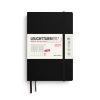 Leuchtturm1917 Agenda 2027 Weekplanner Verticaal Paperback B6+ Hardcover Black