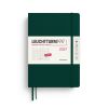 Leuchtturm1917 Agenda 2027 Dagplanner Medium A5 Dotted Forest Green