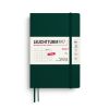 Leuchtturm1917 Agenda 2027 Maandplanner + Notebook Paperback B6+ Soft Cover Forest Green