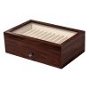 Elroth Pennenkist voor 24 Pennen Walnut Brown