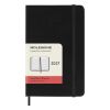 Moleskine Pocket Agenda 2027 Dagelijkse Planner Zwarte Harde Kaft