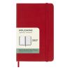 Moleskine Pocket Agenda 2027 Wekelijkse Planner met Notitiepagina Rode Harde Kaft