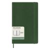 Moleskine Large Agenda 2027 Wekelijkse Planner met Notitiepagina Mirtegroene Zachte Kaft