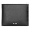 Hugo Boss Portefeuille Smooth Black met flap