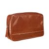 Maverick Rough Gear Lederen Toilet Zak Compact Cognac