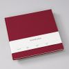 Semikolon Gastenboek Slim Burgundy