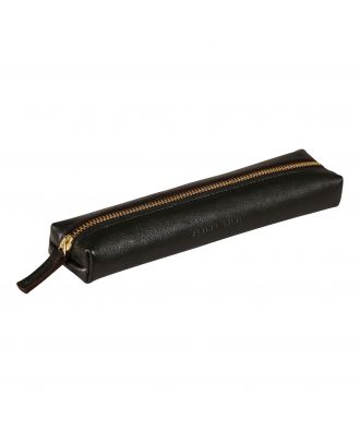 20S Design Plat Lederen Pen etui zwart