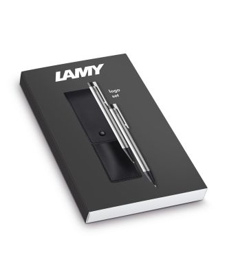 Lamy Logo Steel Set Balpen en Vulpotlood