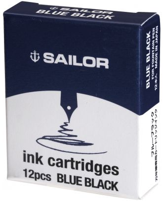 Sailor Inkt Cartridges Blue Black