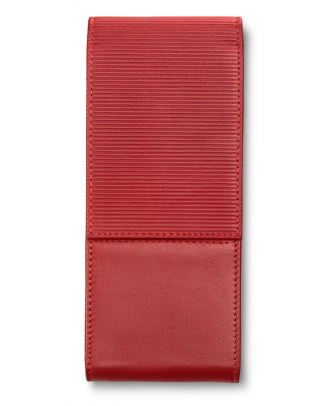 Lamy Rood Lederen Pen etui voor 3 pennen