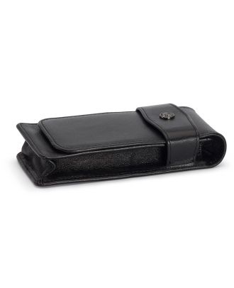 Kaweco Zwart Luxe Lederen Pen etui voor 3 pennen