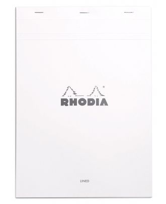 Rhodia Notitieblok A4 No. 18 Gelijnd Wit