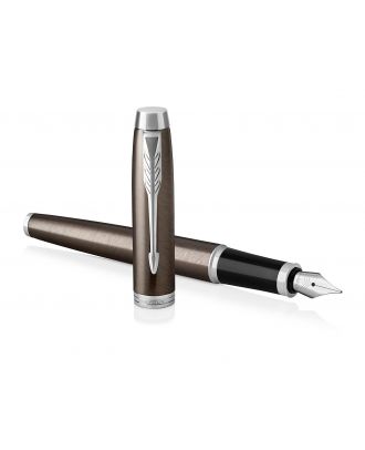 Parker IM Brushed Dark Espresso CT Vulpen