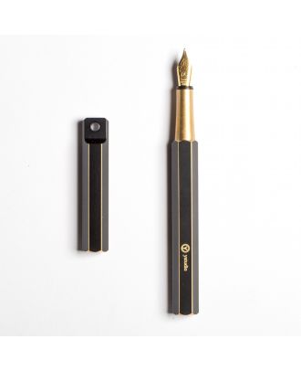 Ystudio Brassing Portable Fountain Pen