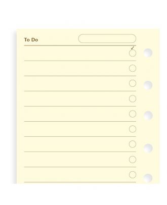 Filofax Vulling Mini Blanco