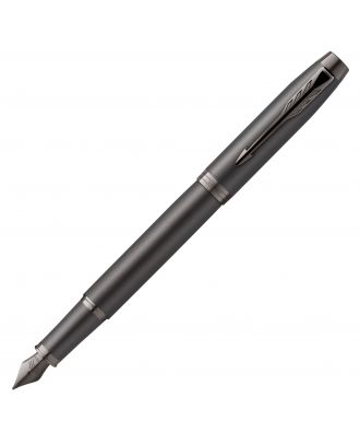 Parker IM Monochrome Gun Metal Fountain Pen