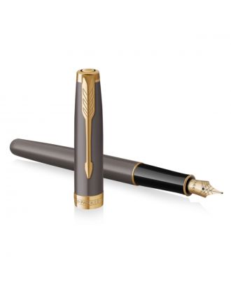 Parker Sonnet Metal & Grey Lacquer Vulpen