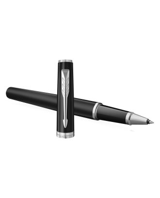 Parker Meridian Matte Black Chrome Trim Rollerball
