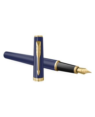 Parker Meridian Blue Gold Trim Vulpen