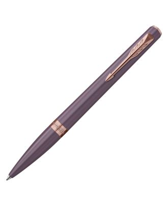 Parker Meridian Purple Pink Gold Trim Balpen