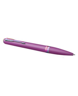 Parker Meridian Grape Rainbow Trim Balpen