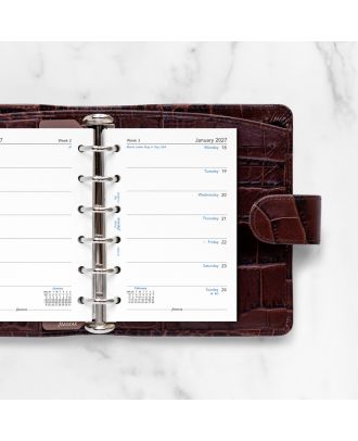 Filofax Pocket Vulling Week op 1 Pagina's 2019