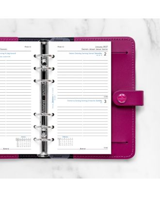 Filofax Personal Vulling Dag op 1 Pagina 2019