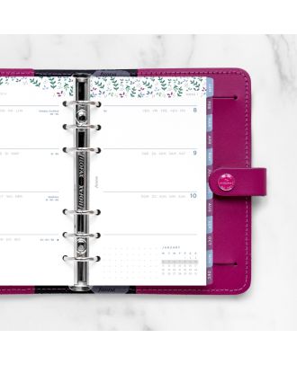 Filofax Personal Vulling Week op 2 Pagina's Garden 2027