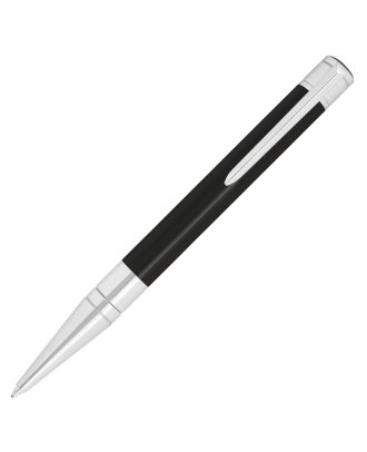S.T. Dupont D-Initial Black & Chrome Balpen
