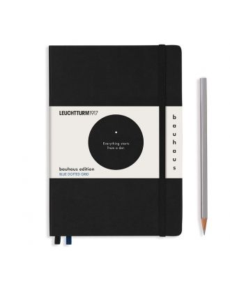 Leuchtturm1917 Notitieboek Medium Bauhaus Edition Black Dotted