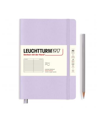 Leuchtturm1917 Notitieboek Medium Softcover Port Red Gelijnd
