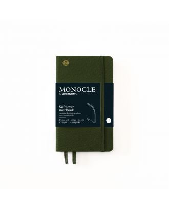 Monocle by Leuchtturm1917 Notepad A6 Hardcover Olive Dotted