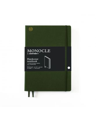 Monocle by Leuchtturm1917 Notitieboek B5 Hardcover Olive Dotted