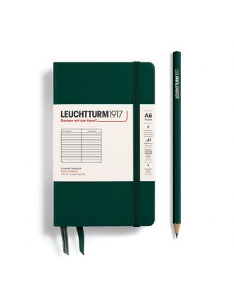 Leuchtturm1917 Notitieboek Pocket Forest Green Gelijnd