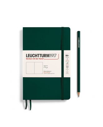 Leuchtturm1917 Notitieboek Slim B6+ Soft Cover Forest Green Blanco