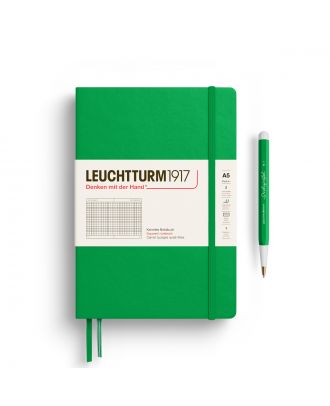 Leuchtturm1917 Notitieboek Medium Deep Sea Geruit