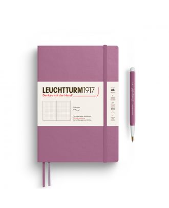 Leuchtturm1917 Notitieboek Medium Softcover Port Red Dotted