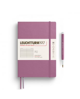 Leuchtturm1917 Notitieboek Medium Softcover Dusty Rose Gelijnd