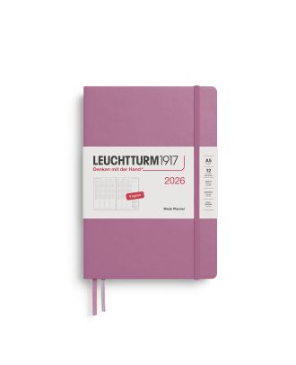 Leuchtturm1917 Agenda 2021 Weekplanner Medium Zwart