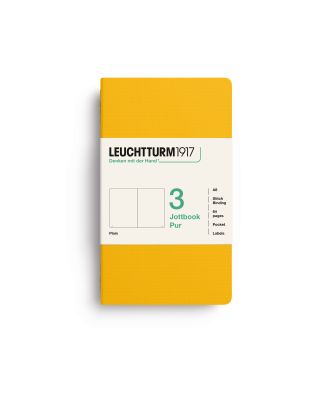 Leuchtturm1917 Jottbook Pur Pocket Sunflower Blanco Set van 3