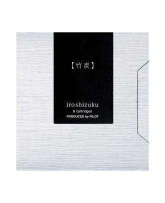 Pilot Iroshizuku Inkt Take-Sumi - Zwart - 6 inktpatronen