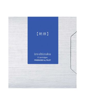 Pilot Iroshizuku Inkt Asa-Gao - Blauw - 6 inktpatronen