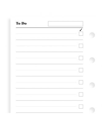 Filofax Vulling Mini Blanco