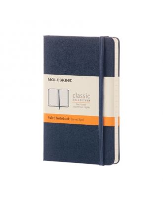 Moleskine Classic Pocket Notebook Blauwe Harde Kaft Lijntjes