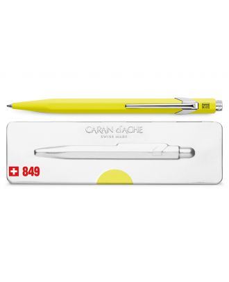 Caran d'Ache 849 Fluo Yellow Balpen