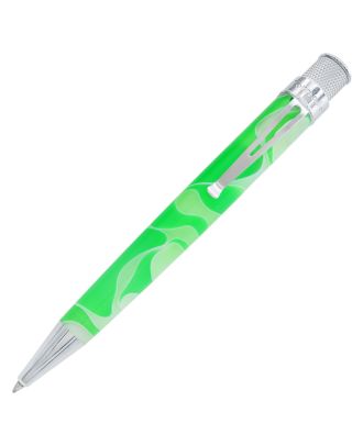 Retro 51 Tornado Acrylic Cosmic Swirl Green White Roller