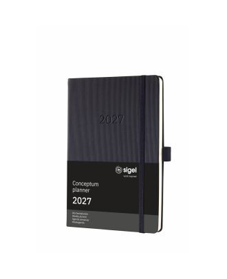 Sigel Conceptum Pure 2020 Weekagenda A5 Zwart Hard cover